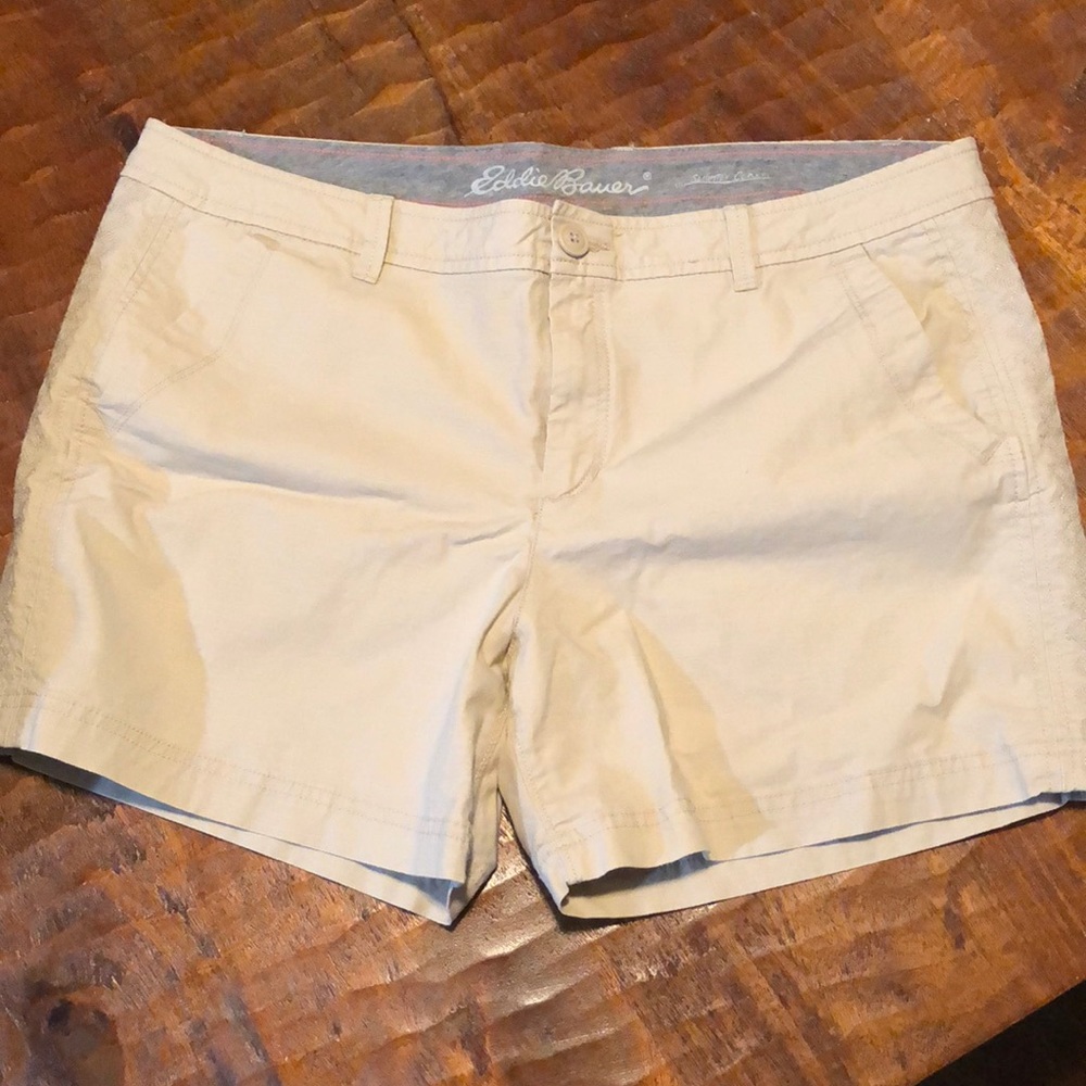 Eddie Bauer “slightly curvy” shorts